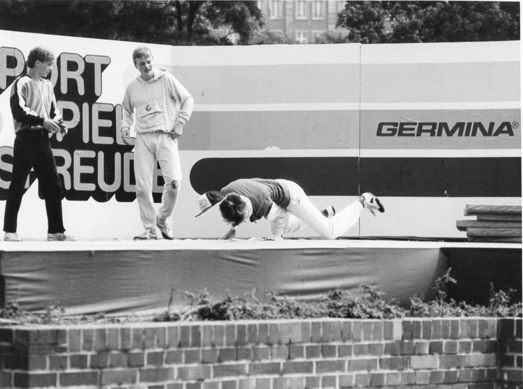 VIII. [Achtes] Turn- und Sportfest der DDR in Leipzig, 27. Juli bis 2. August 1987: Auftritt der 